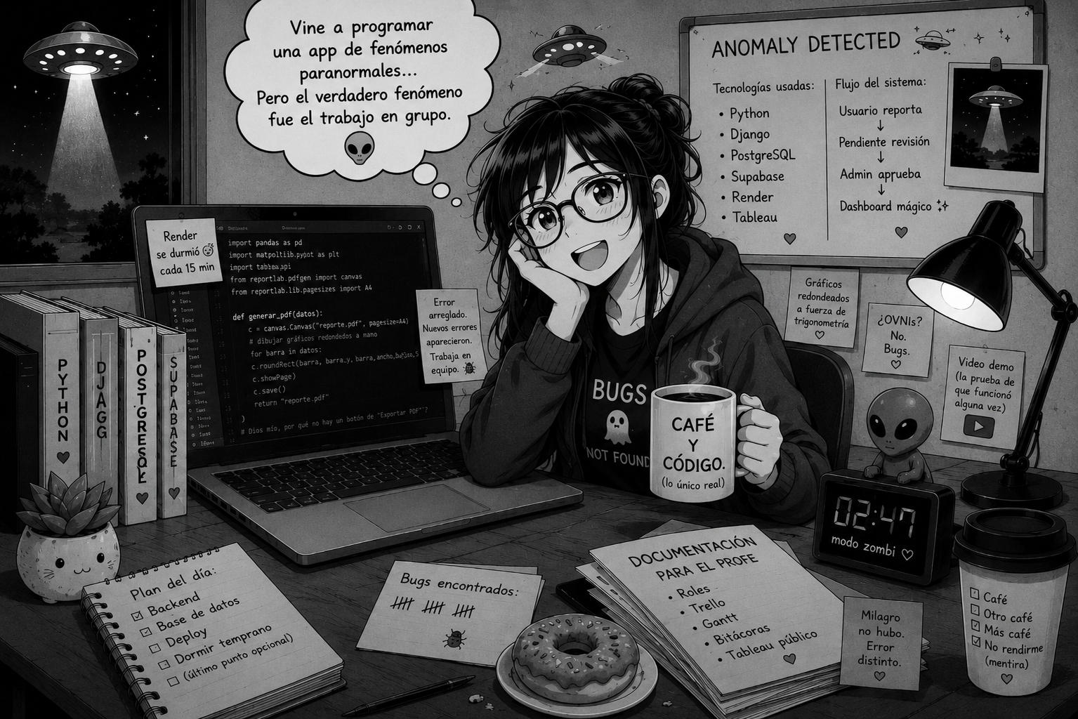 Día 6 — Descubrí que los ovnis eran el menor de mis problemas